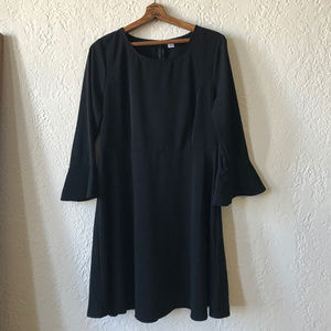 Bell Sleeve Old Navy Classic Black Dress